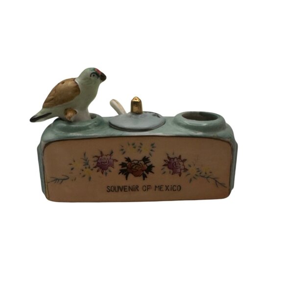 Vintage Ceramic Souvenir Of Mexico Bird-Themed Salt & Pepper Shaker Set - Picture 3 of 7